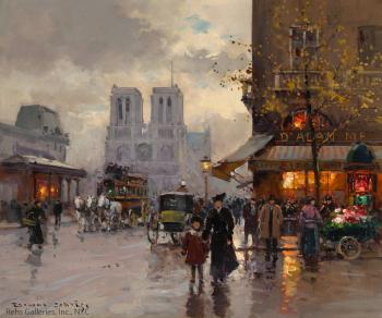 愛德華 科爾特斯 Place St Michel, Notre Dame